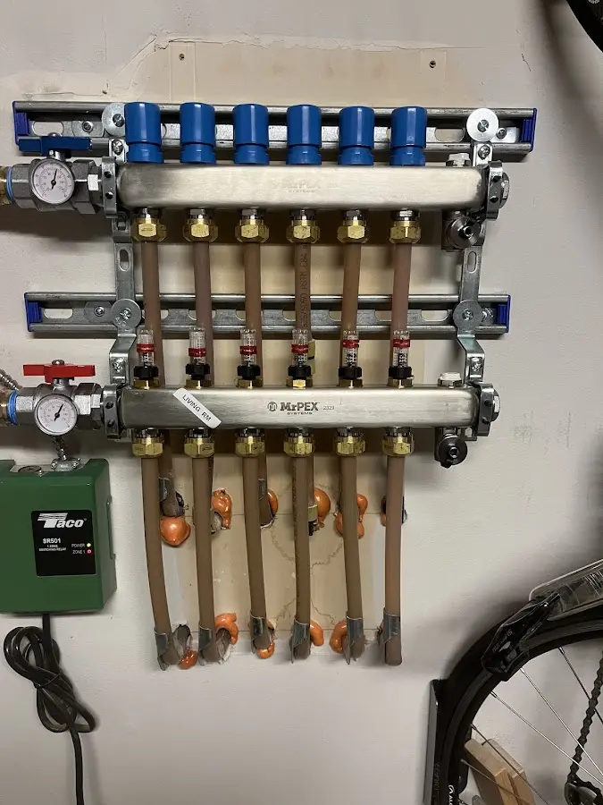 Plumber performing Leak Detection at a residential property in San Antonio